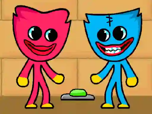 Игра Kissy Missy and Huggy Wuggy онлајн