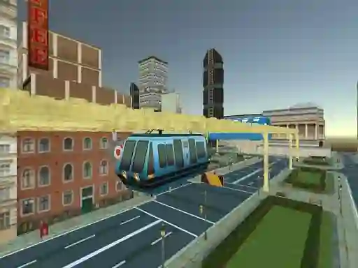 Игра Sky Train Simulator: Elevated Train Driving онлајн