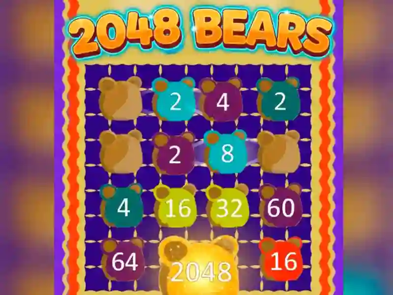 Игра 2048 Bears онлајн