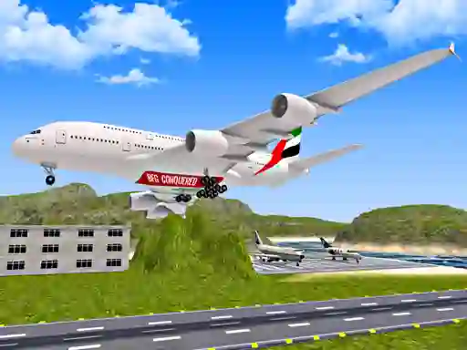 Игра Airplane Fly 3d Flight Plane онлајн