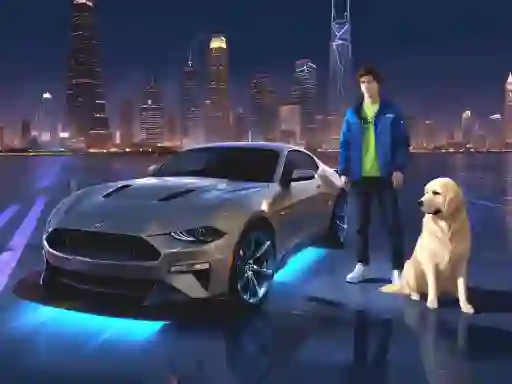 Игра Mustang City Driver онлајн