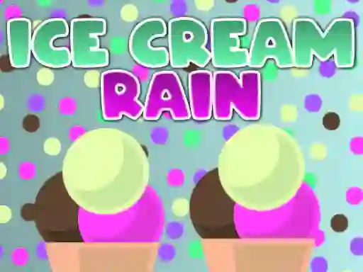 Игра Ice Cream Rain онлајн