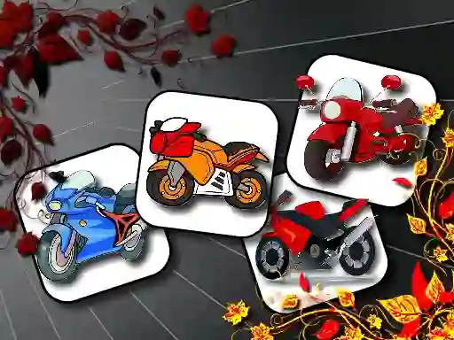 Игра Cartoon Motorbikes Memory онлајн