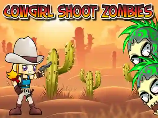 Игра Cowgirl Shoot Zombies онлајн