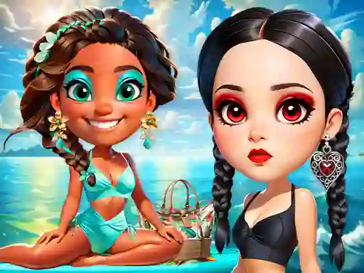 Игра Wave Chic Ocean Fashion Frenzy онлајн