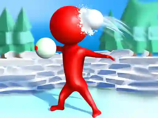 Игра StickMan Snow Fight онлајн