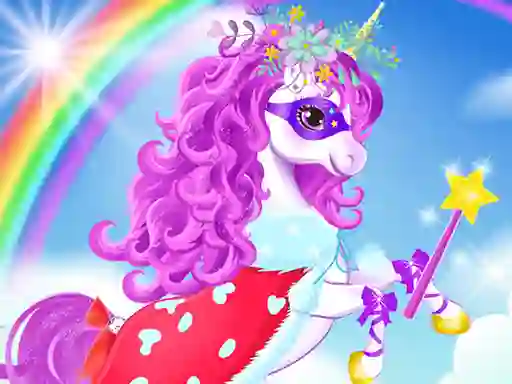 Игра Baby unicorn dress up онлајн