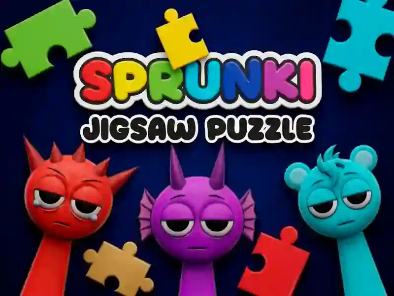 Игра Sprunki Jigsaw Puzzle онлајн