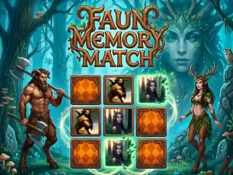 Игра Faun Memory Match онлајн
