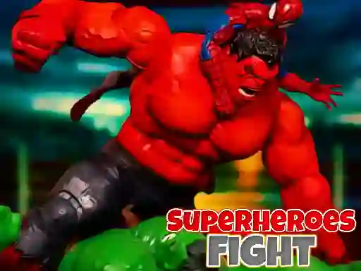 Игра Superheroes Fight онлајн