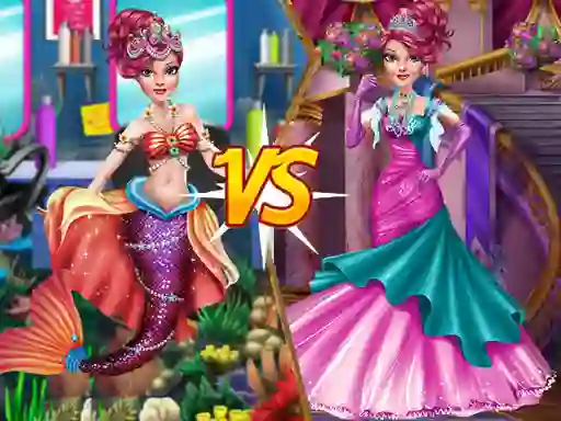 Игра Mermaid vs Princess онлајн