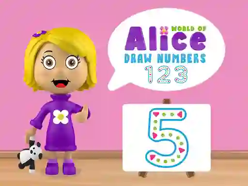 Игра World of Alice Draw Numbers онлајн