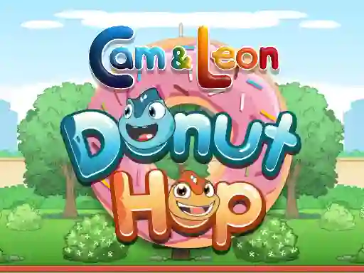 Игра Cam and Leon: Donut Hop онлајн