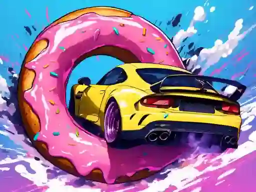Игра Roof Car Stunt онлајн