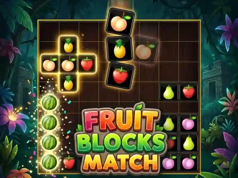 Игра Fruit Blocks Match онлајн