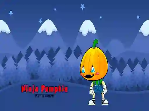 Игра Ninja Pumpkin Winter Edition онлајн