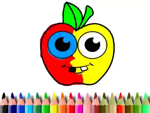 Игра Back To School: Apple Coloring Book онлајн