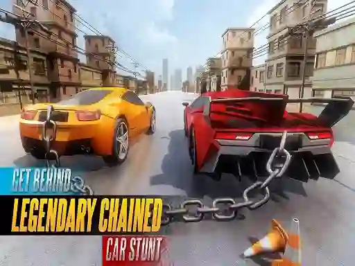 Игра Chained Car Stunts Race Mega Ramp онлајн