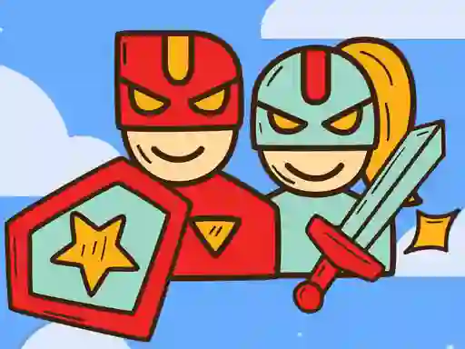 Игра Super Warrior Match 3 онлајн