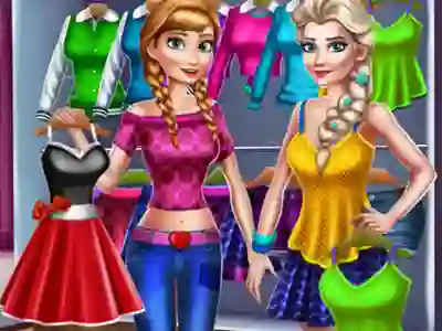 Игра Princesses Casual Outfits онлајн