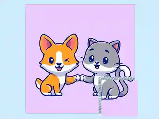 Игра Cats and Dogs Puzzle онлајн