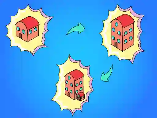 Игра Idle Merge City онлајн
