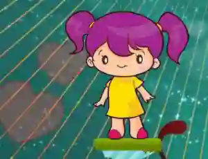 Игра Valentine Girl Jumping онлајн