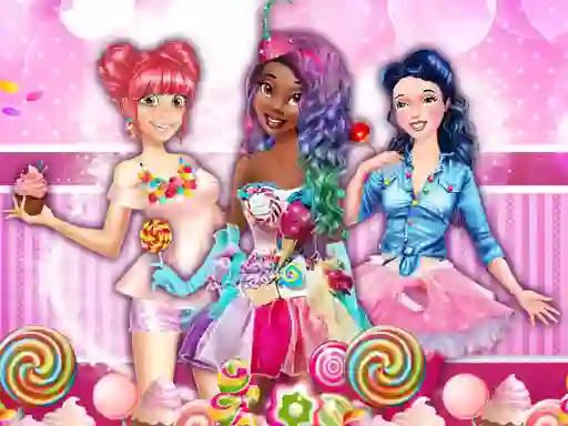 Игра Sweet Party With Princesses онлајн