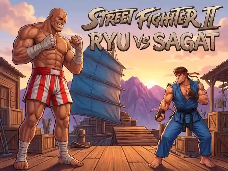 Игра Street Fighter II Ryu vs Sagat онлајн