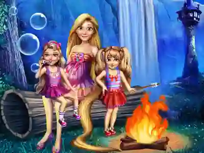 Игра Gorgeous Twins Spring Camp онлајн