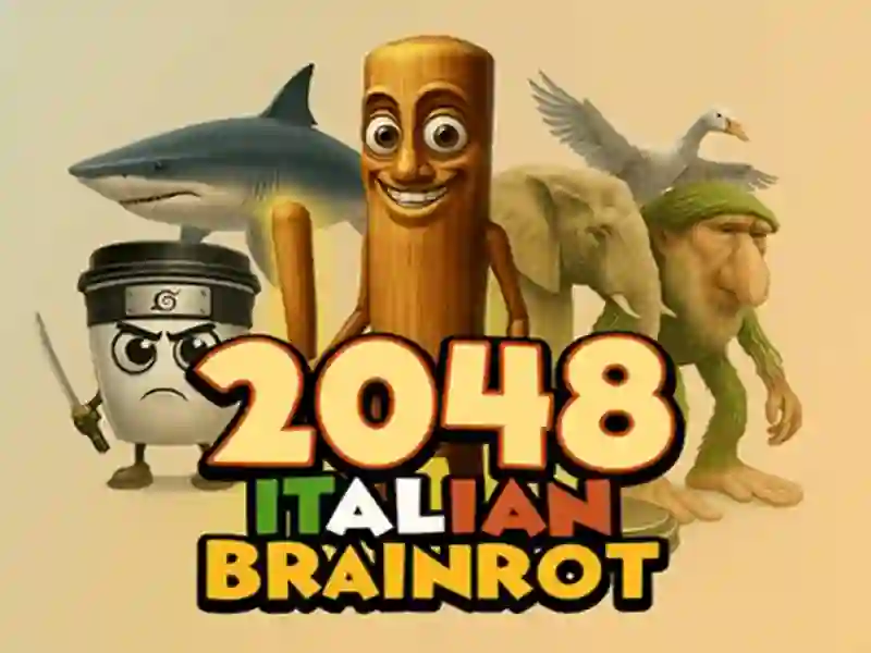 Игра 2048 Italian Brainrot онлајн