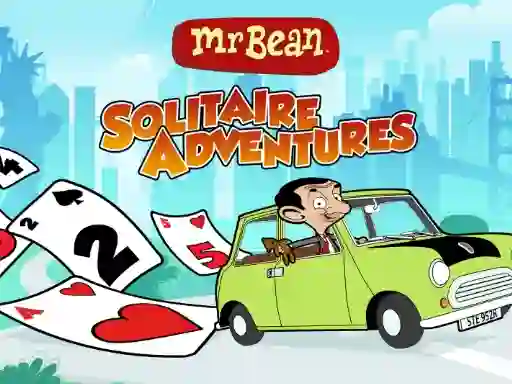 Игра Mr Bean Solitaire Adventures онлајн