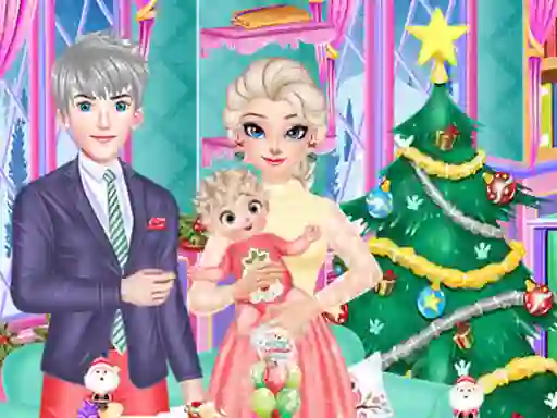 Игра Frozen Family Christmas Preparation онлајн