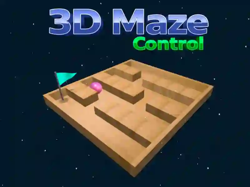 Игра 3D Maze Control онлајн