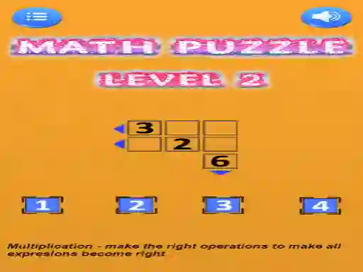 Игра Math puzzle онлајн