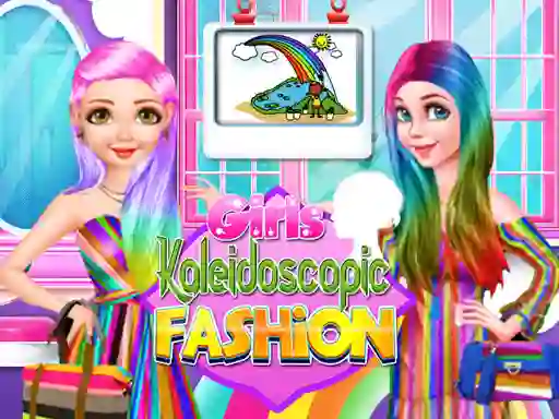Игра Girls Kaleidoscopic Fashion онлајн