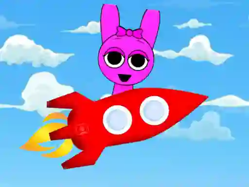 Игра Sprunki Run: Endless Racing онлајн