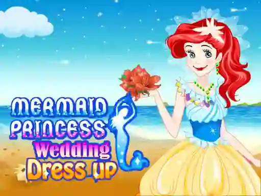 Игра Mermaid princess wedding dress онлајн