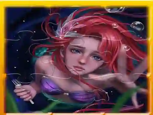 Игра Mermaid Ariel Princess Jigsaw Puzzle онлајн
