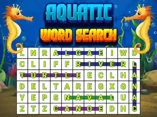 Игра Aquatic Word Search онлајн