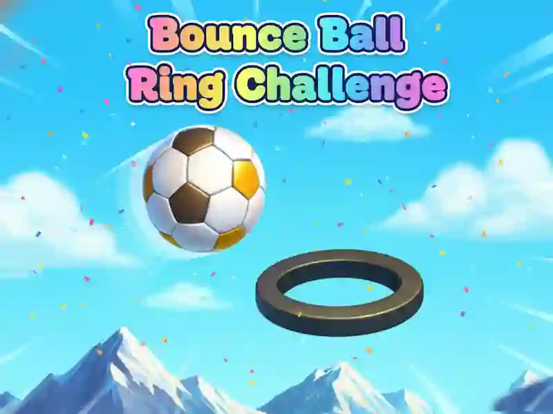Игра Bounce Ball Ring Challenge онлајн
