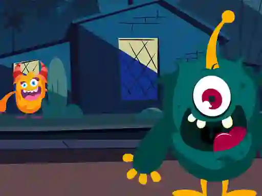 Игра Funny Monsters Jigsaw онлајн