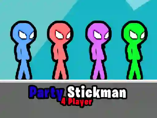 Игра Party Stickman 4 Player онлајн