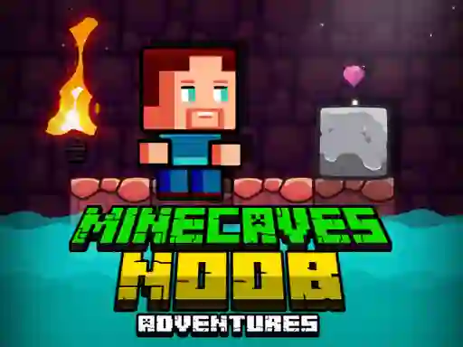 Игра Minecaves Noob Adventure онлајн
