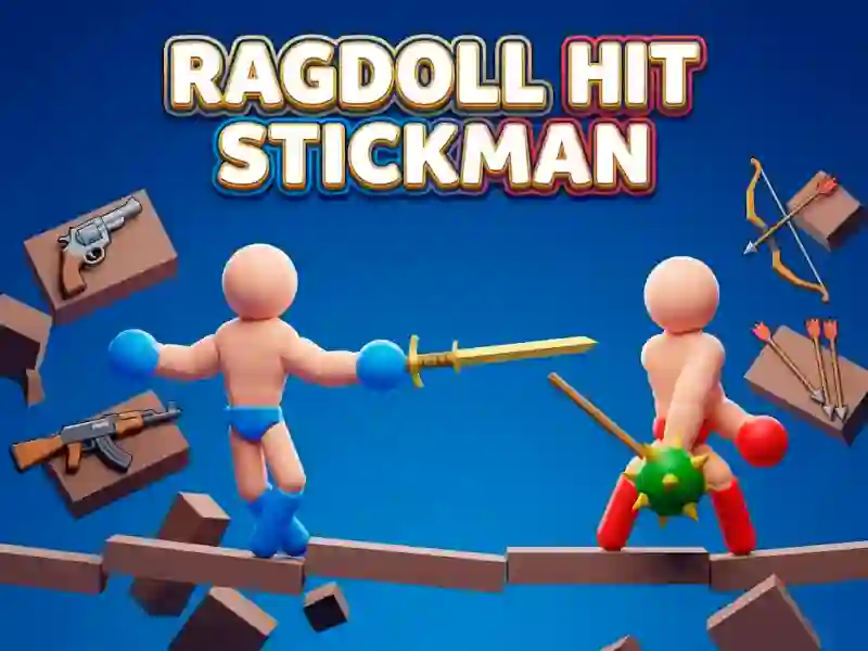 Игра Ragdoll Hit Stickman онлајн