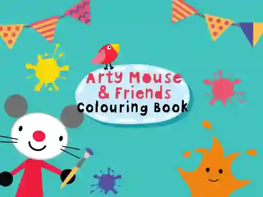 Игра Arty Mouse & Friends Coloring Book онлајн