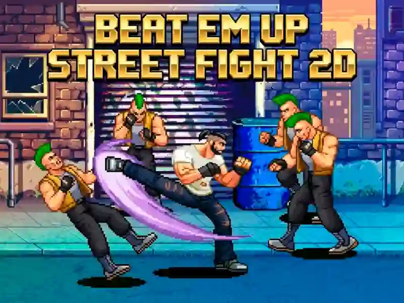 Игра Beat Em Up Street Fight 2d онлајн