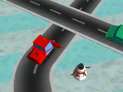 Игра Traffic Run Christmas онлајн