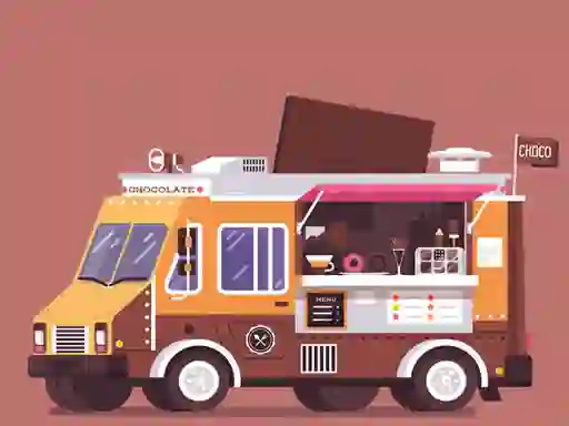 Игра Food and Drink Trucks Memory онлајн