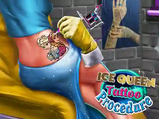 Игра Ice Queen Tattoo Procedure онлајн